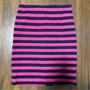 38S Prada Pink striped skirt